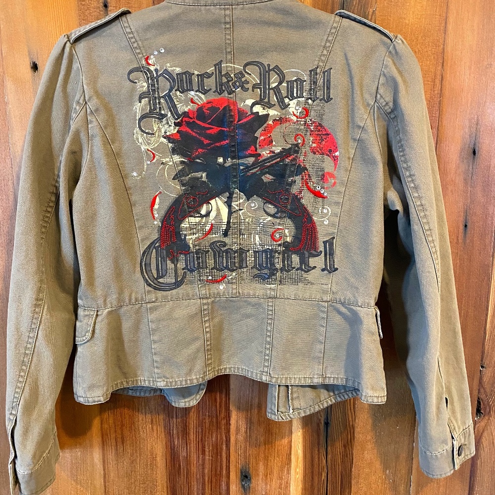 Rock & Roll Cowgirl Military Style Jacket